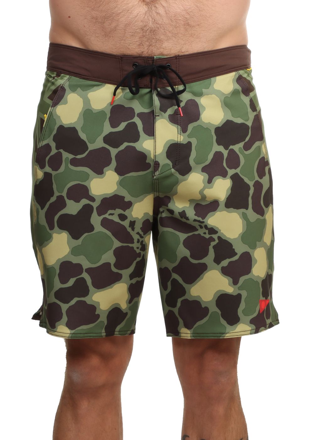 Florence Marine X Pro Hawaii Camo Boardies Green