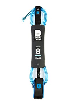 Bulldog Surfboard Leash 8ft Black/Blue