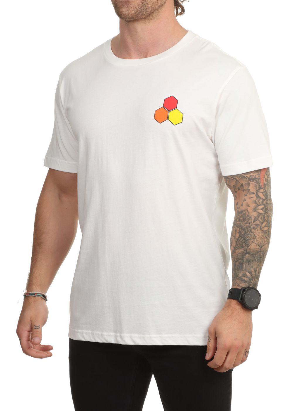 Channel Islands Classic Hex Tee White