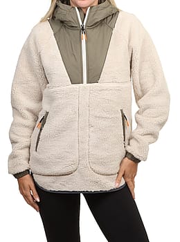 Passenger Beaumont Sherpa Hood Fleece White
