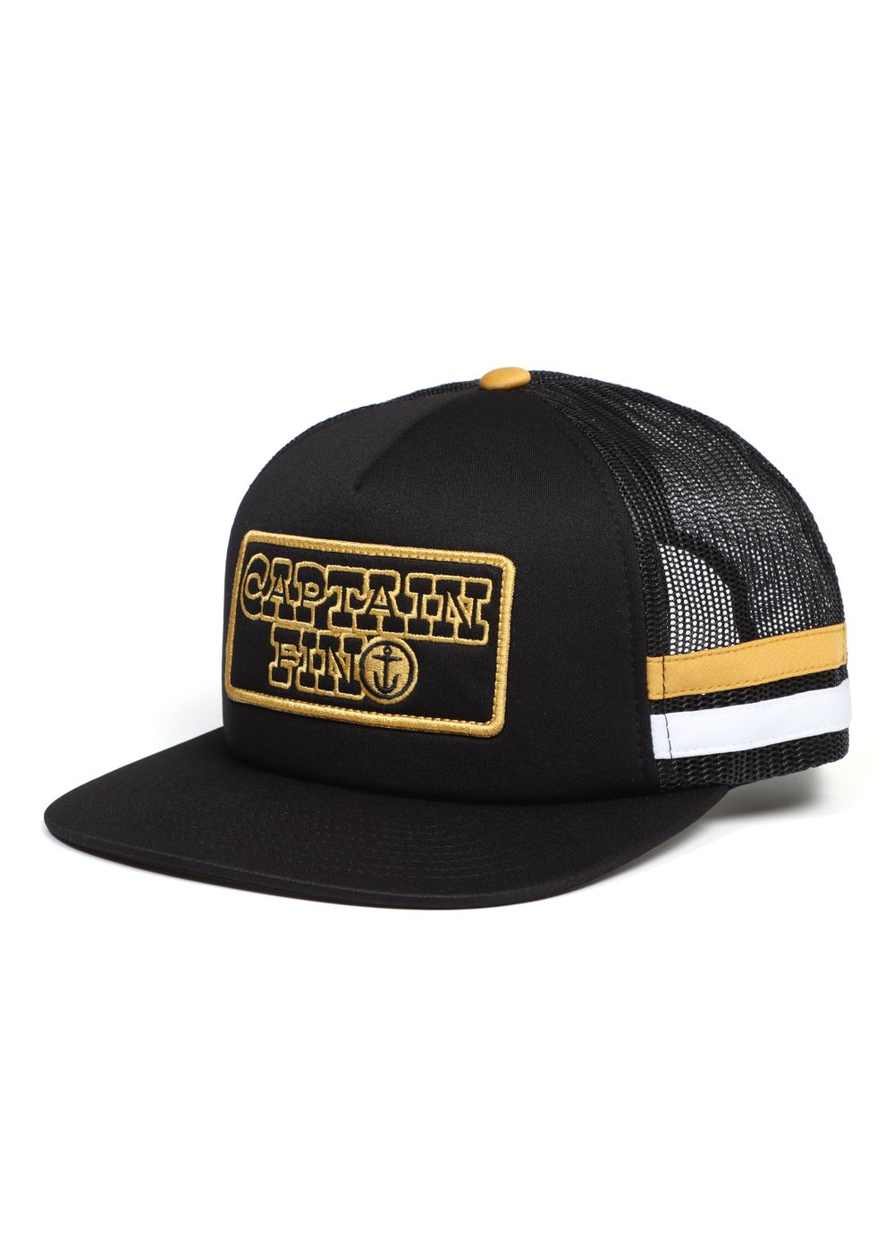 Captain Fin Daze Maze Trucker Cap Black