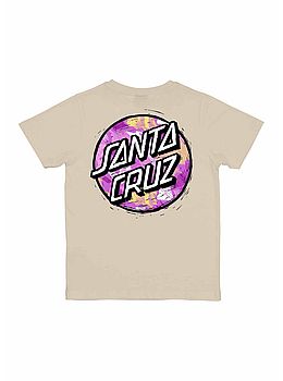 Santa Cruz Boys Stamped Opus Camo Tee Chalk