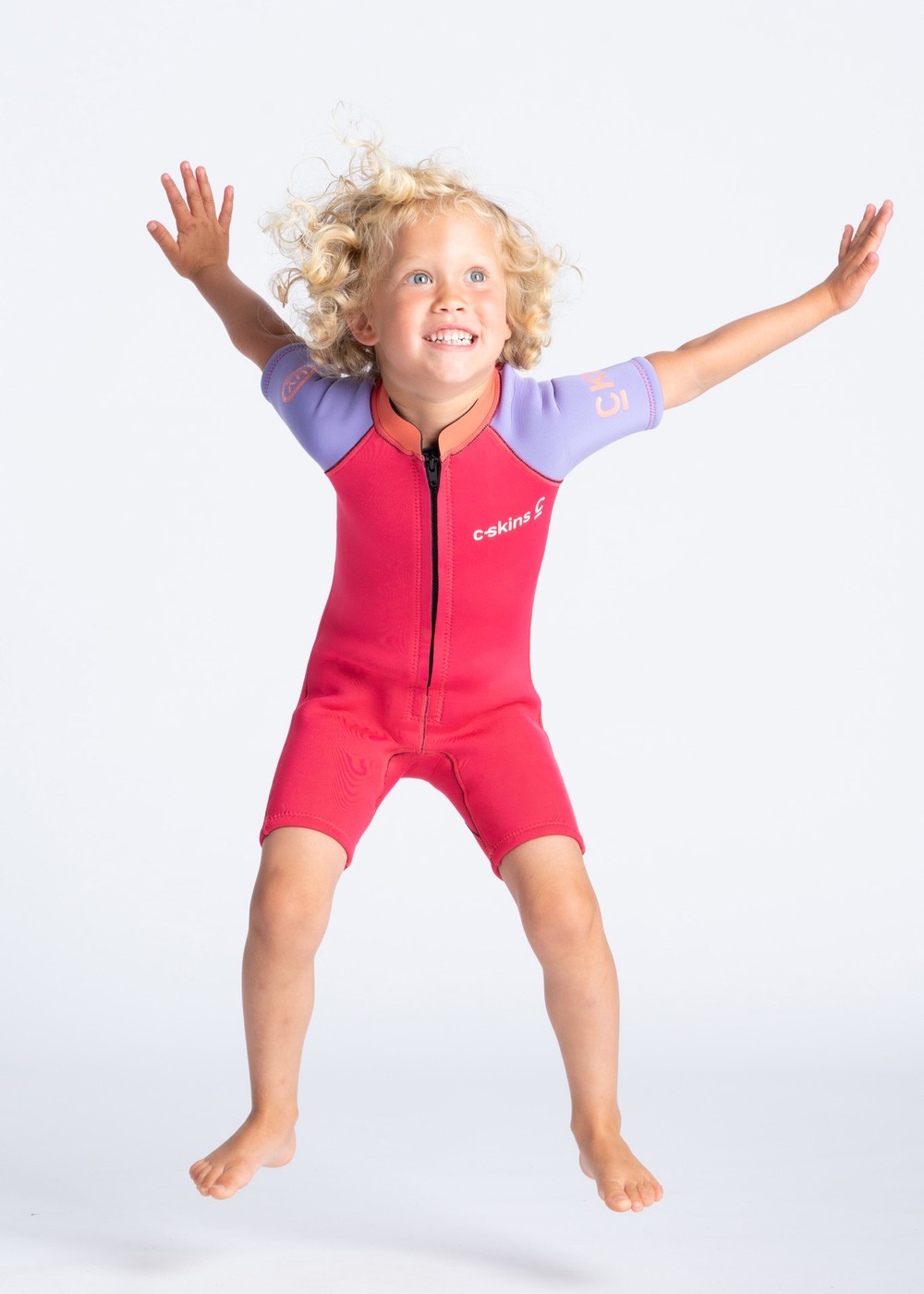 CSkins Toddler Shorty Summer Wetsuit Coral