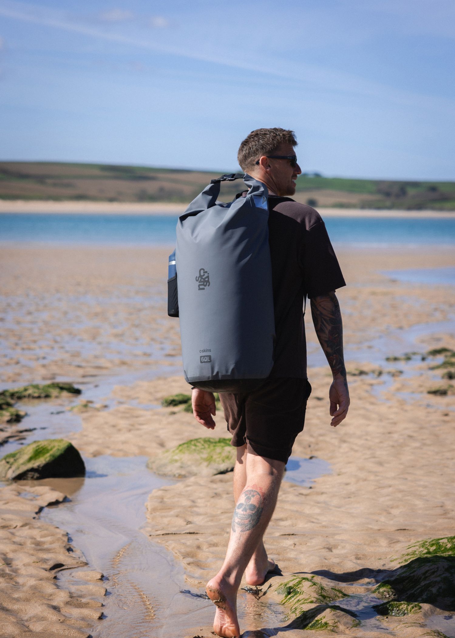 Cskins Session Dry Bag Backpack 60L Storm Grey