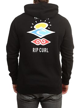 Ripcurl Search Icon Hoodie Black