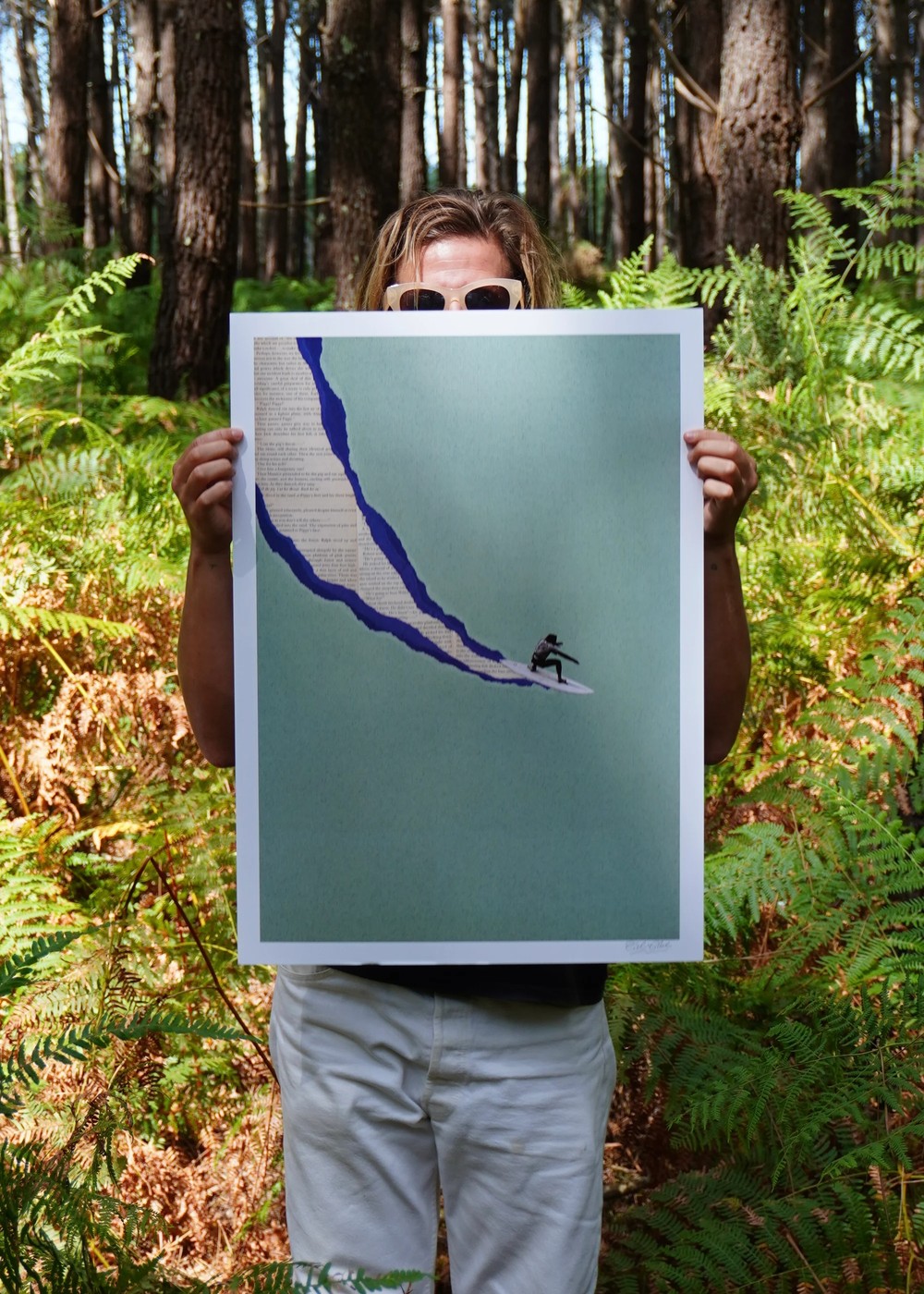 Ciel Glue Bali Surf Print 40cm x 50cm