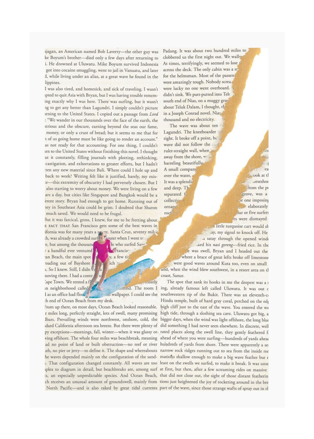 Ciel Glue Reading Baleal Surf Print 40cm x 50cm