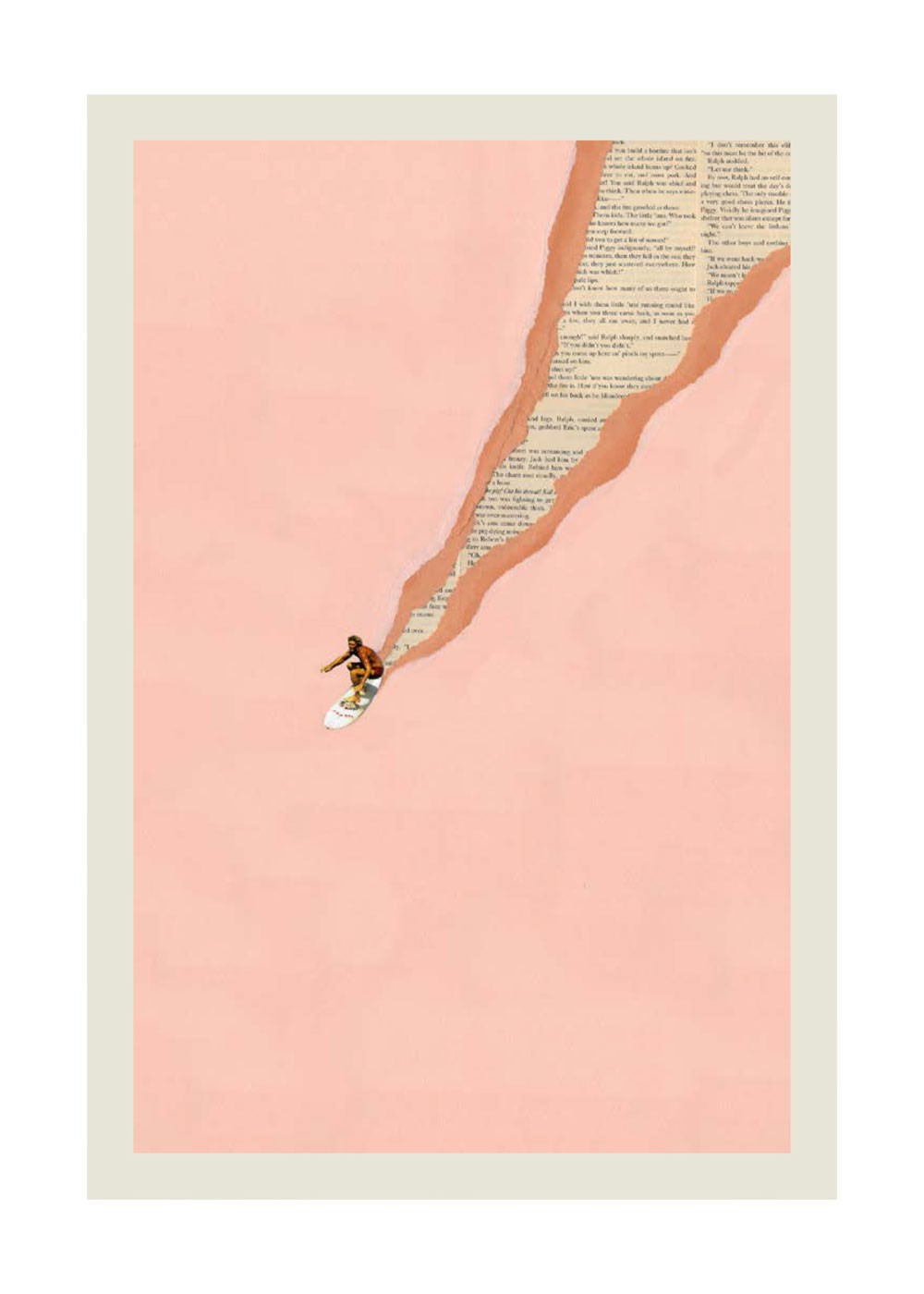 Ciel Glue Ventura Surf Print 40cm x 50cm