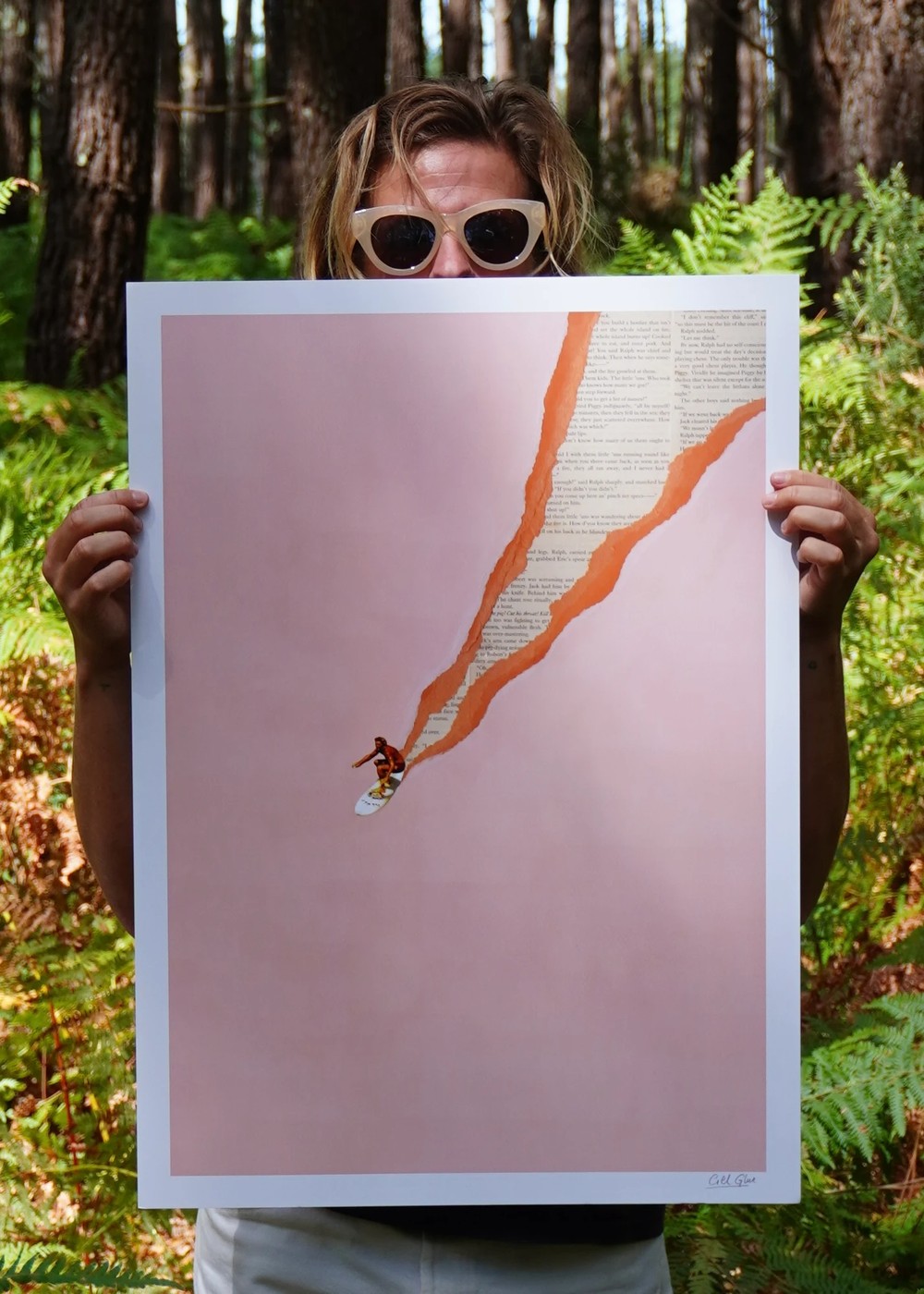 Ciel Glue Ventura Surf Print 40cm x 50cm