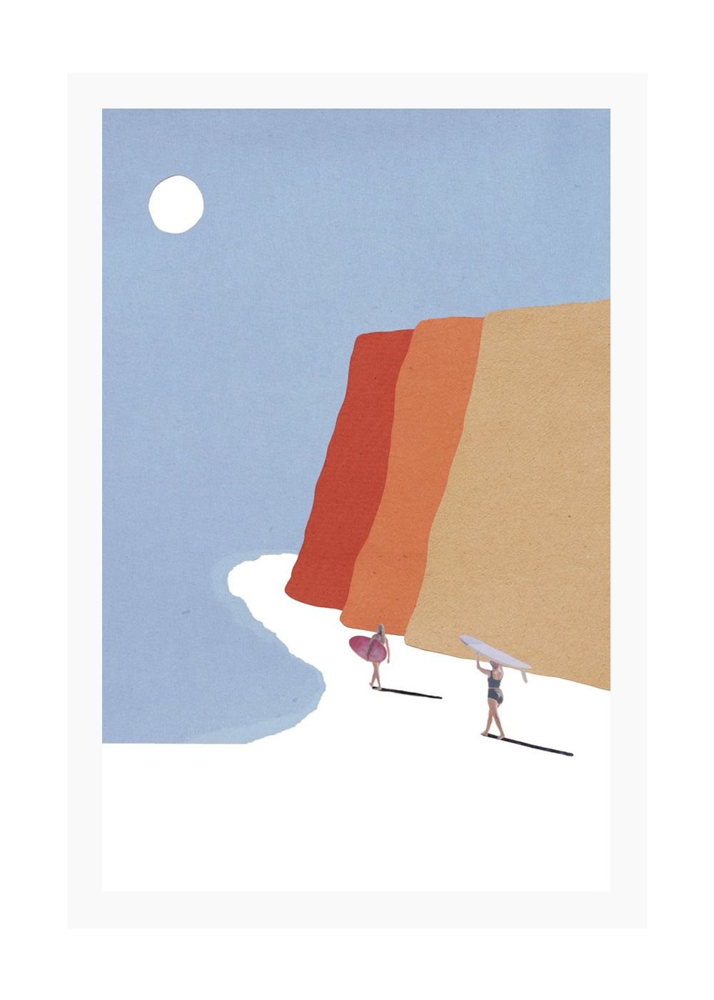 Ciel Glue The Search Surf Print 40cm x 50cm