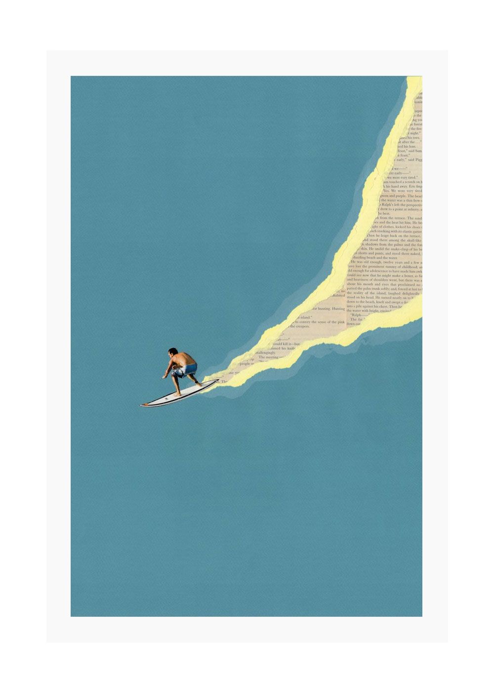 Ciel Glue Northshore Surf Print 50cm x 70cm
