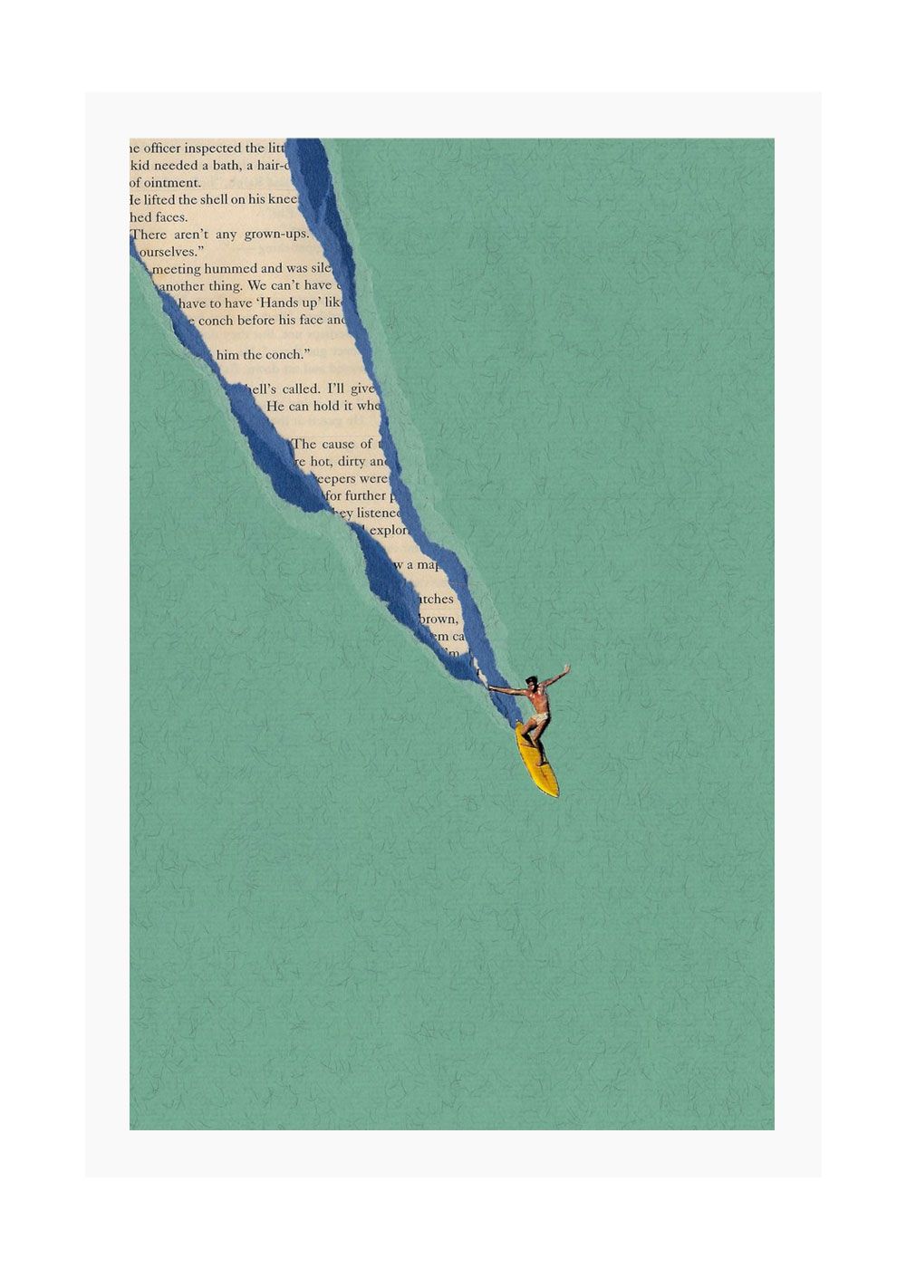 Ciel Glue Noosa Surf Print 50cm x 70cm