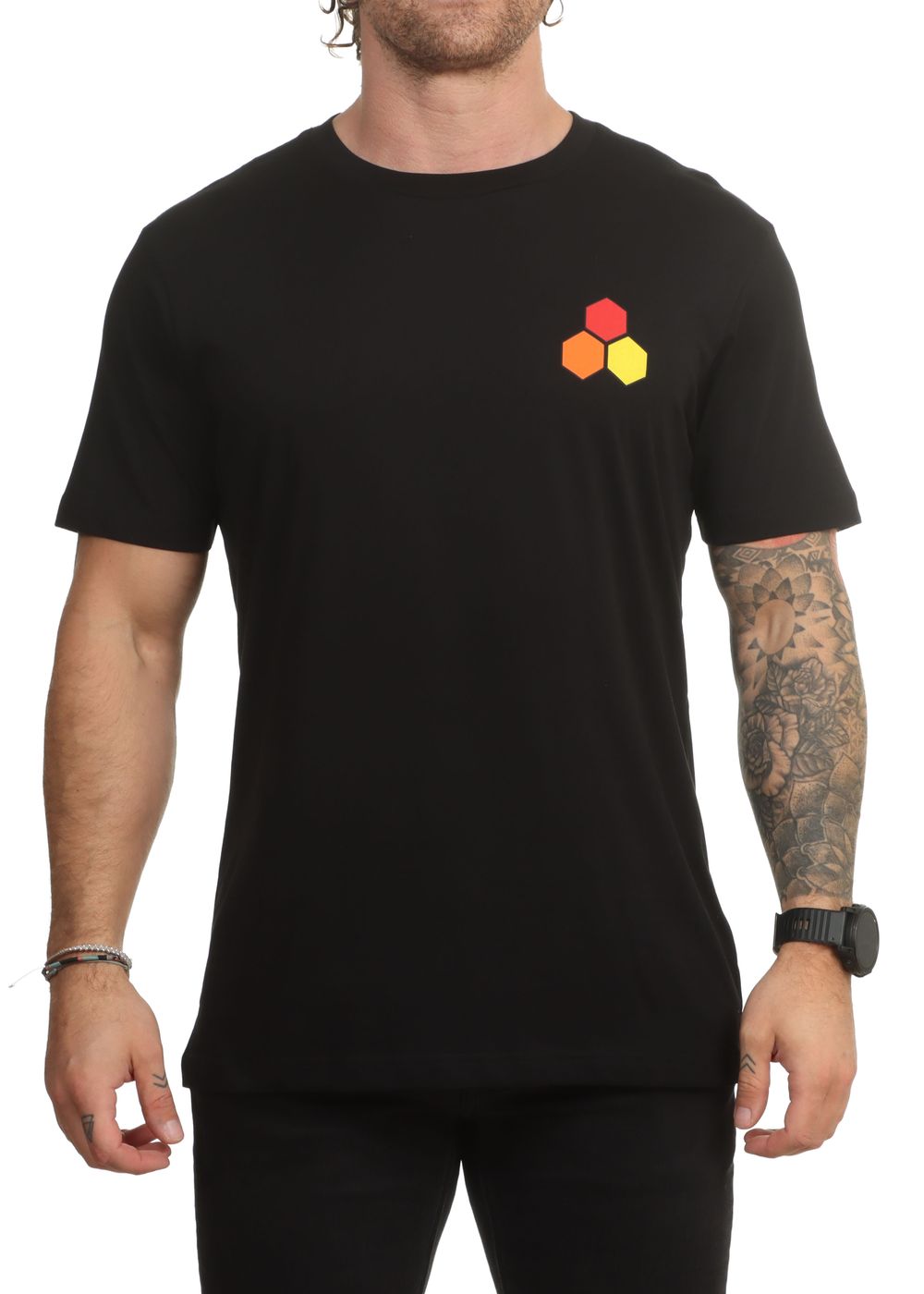 Channel Islands Classic Hex Tee Black