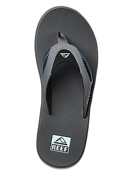 Reef Fanning Sandals Gunmetal Ocean
