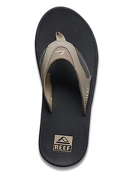 Reef Fanning Flip Flops Fossil Raven