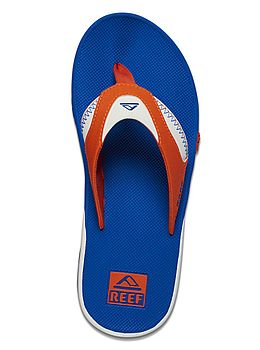 Reef Fanning Pregame Sandals Orange Blue