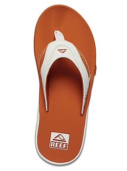 Reef Fanning Pregame Flip Flops White Orange