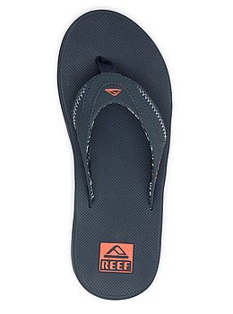 Reef Fanning Sandals Navy Orange Tropic