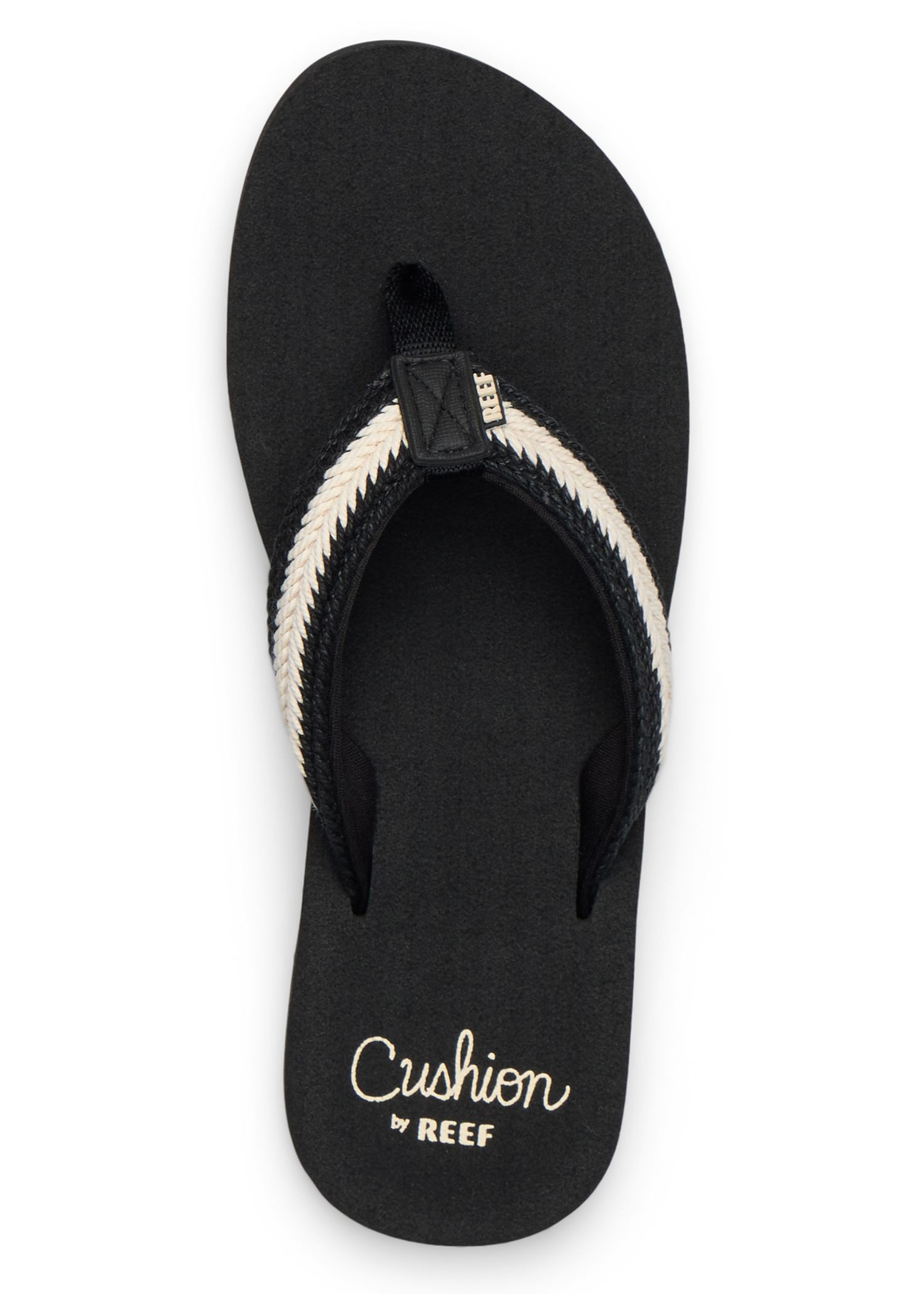 Reef Baja Maria Flip Flops Black Vintage