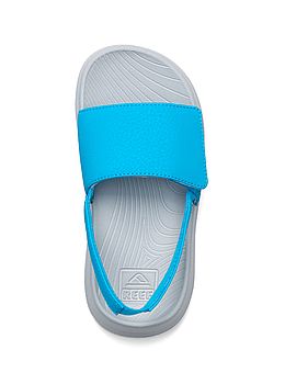 Reef Boys Little Salty Sliders Grey Blue