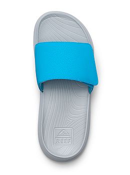 Reef Boys Salty Sliders Grey Blue