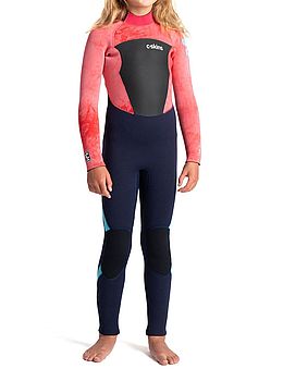 CSkins Kids Legend 4/3 Back Zip Wetsuit Slate Coral