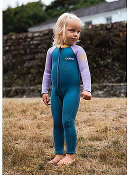 Cskins Baby/Toddler Full Wetsuit Blue/Lilac