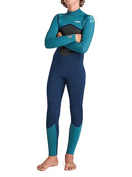 Cskins Kids Nuwave Legend 4/3 Back Zip Wetsuit Blue