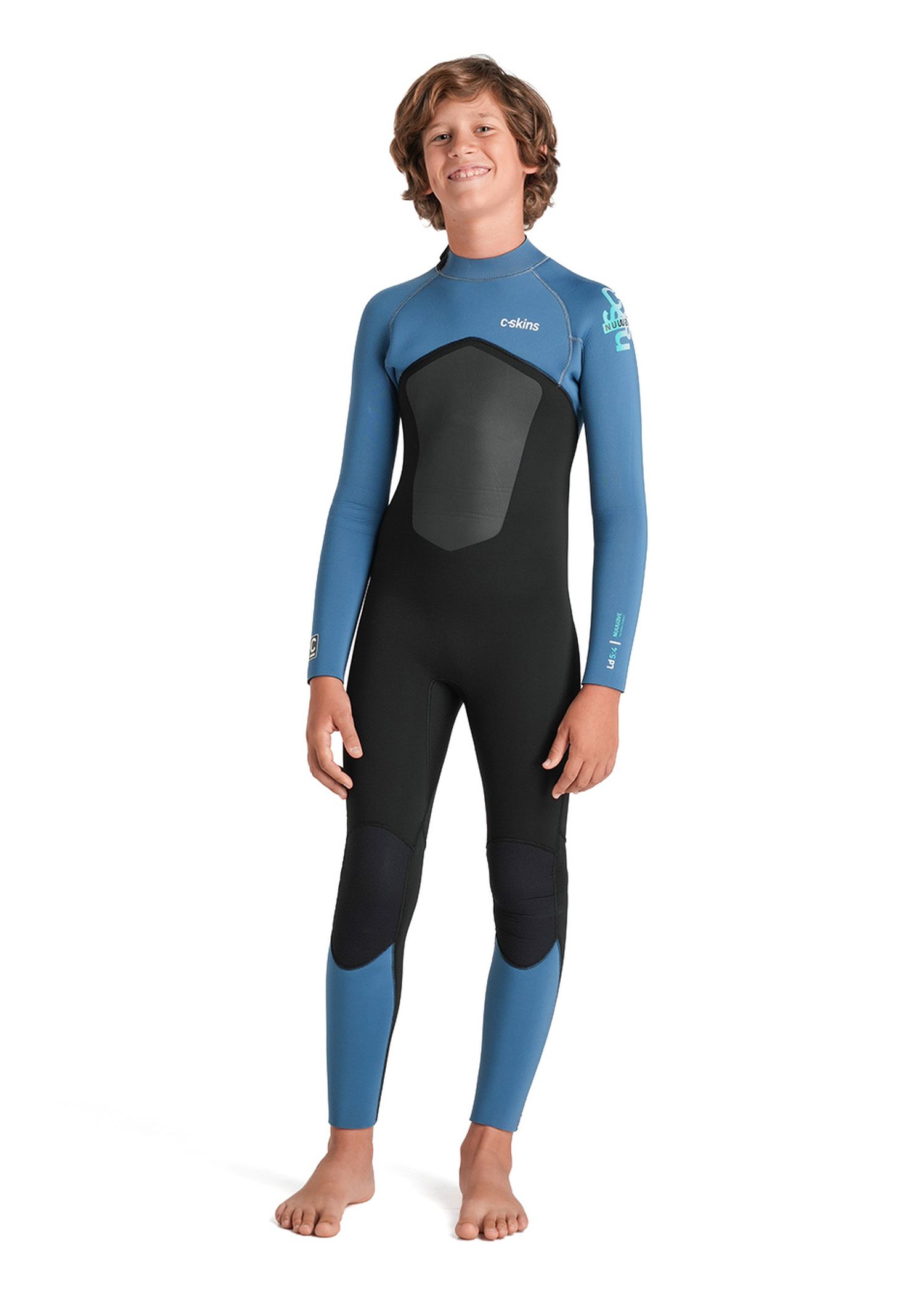 CSkins Kids Nuwave Legend 5/4 Back Zip Wetsuit Blk