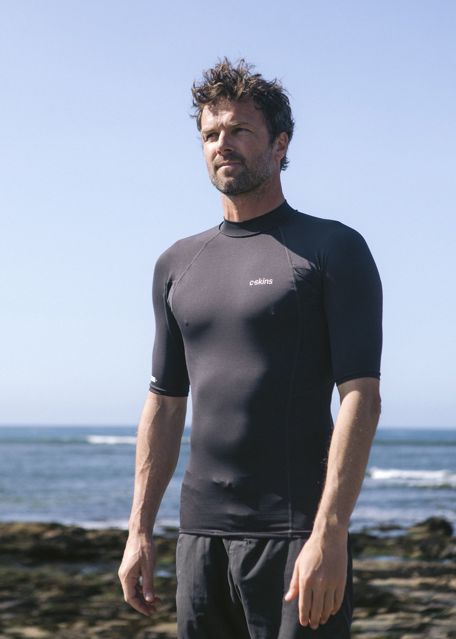 Cskins Nuwave Basics UPF50+ Rash Vest Black