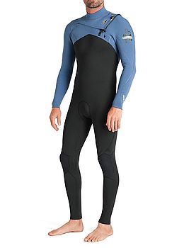 Cskins Nuwave Session 3/2 Chest Zip Wetsuit Steel