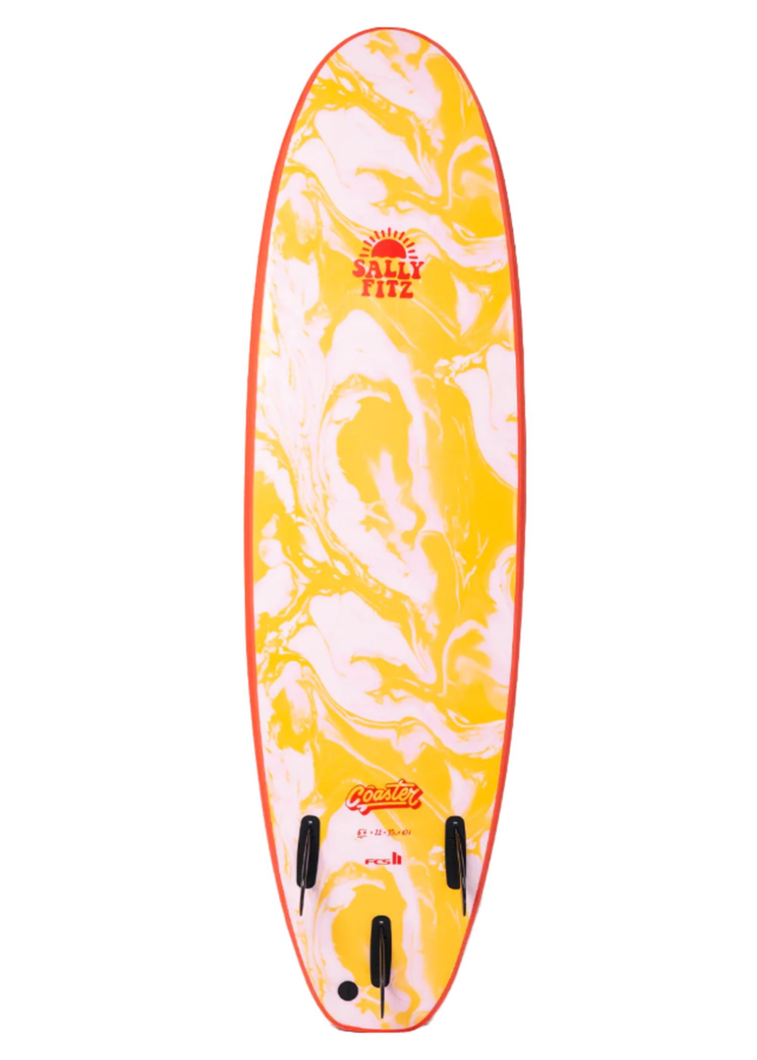 Softech Coaster Soft Surfboard 7FT6 Sally Red