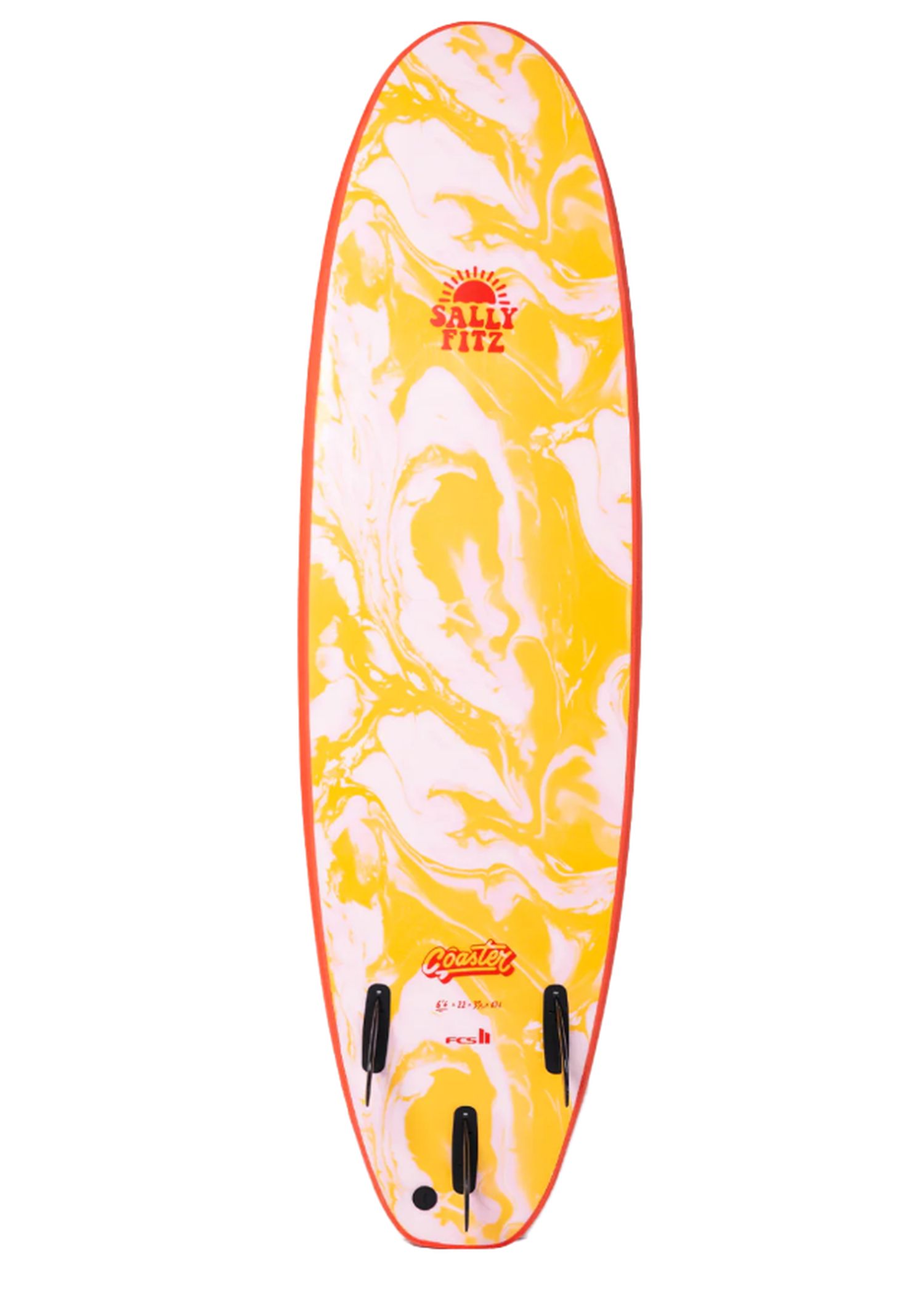Softech Coaster Soft Surfboard 8FT0 Sally Red
