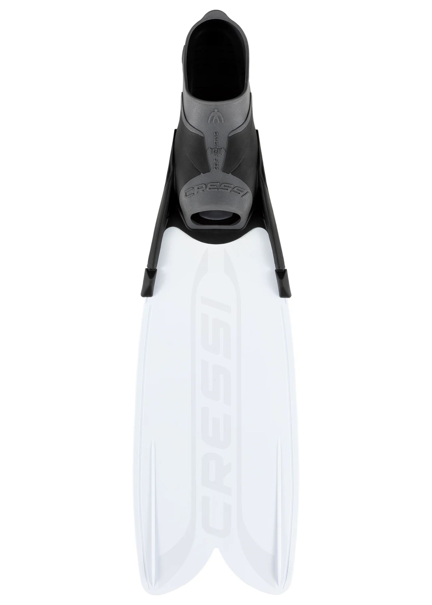 Cressi Gara Turbo Flex Freedive Scuba Fins White