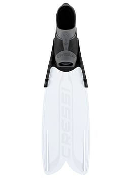 Cressi Gara Turbo Flex Freedive Scuba Fins White