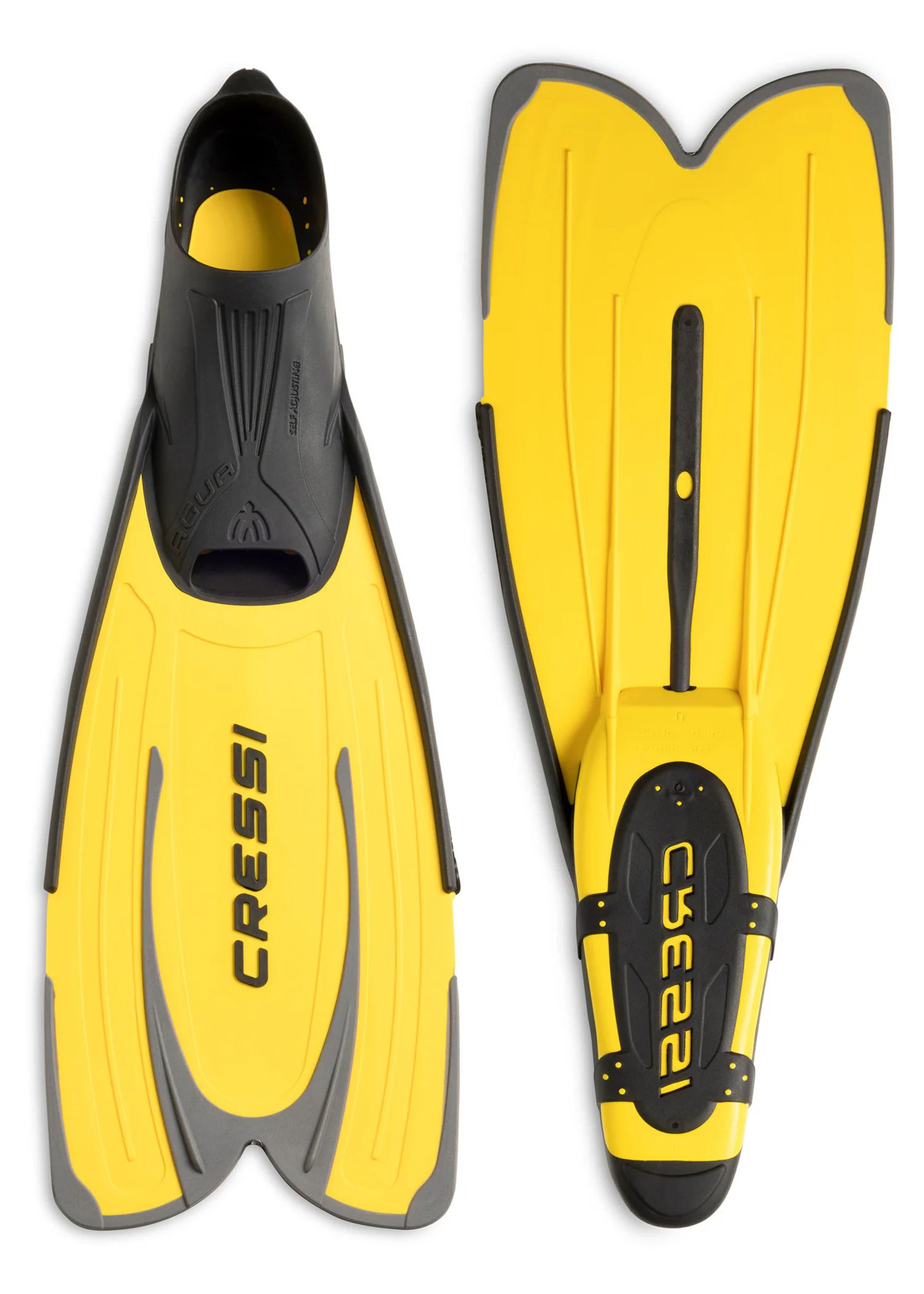 Cressi Agua Snorkel Dive Swim Fins Yellow
