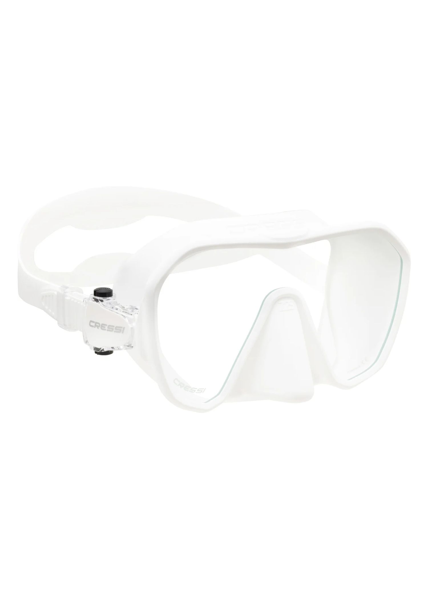Cressi Z2 Frameless Wide View Small Dive Mask Whte