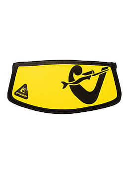 Cressi Simply Neprene Dive Mask Strap Cover Yellow