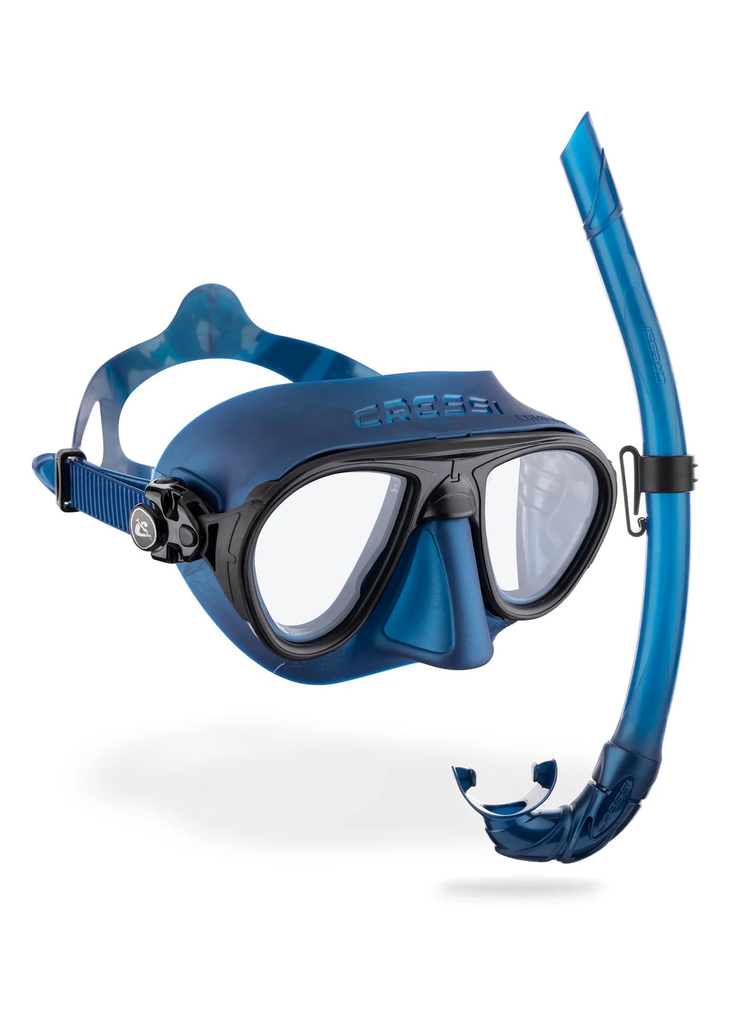 Cressi Calibro Dive Mask + Corsica Snorkel Set Blu