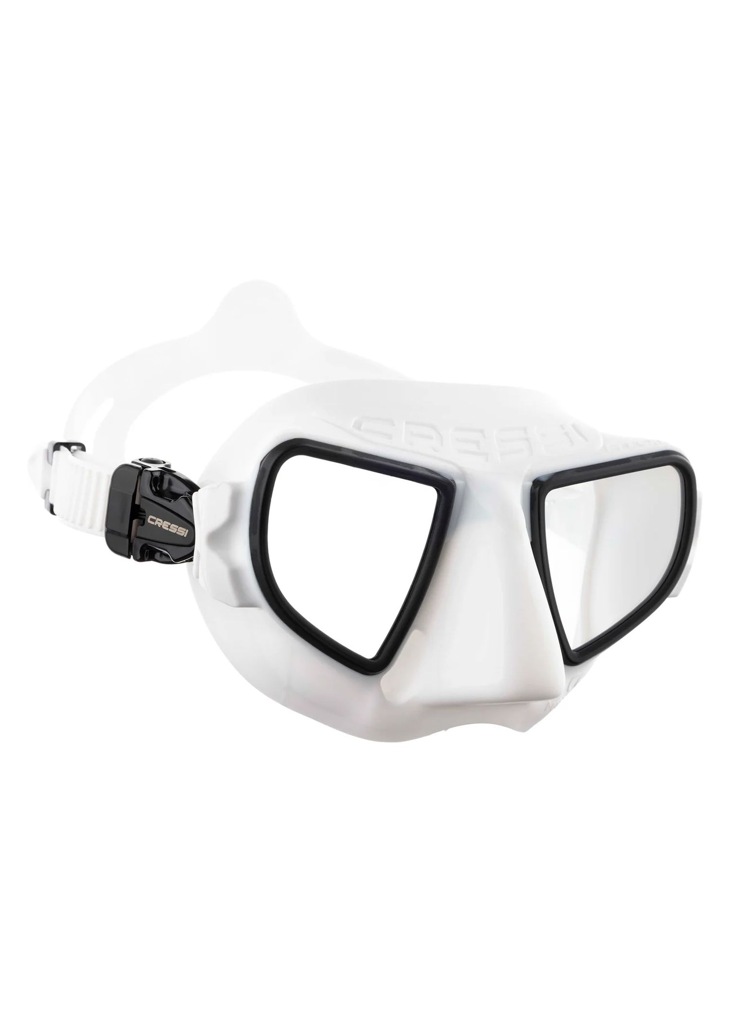 Cressi Atom Frameless Free/Spear Dive Mask White