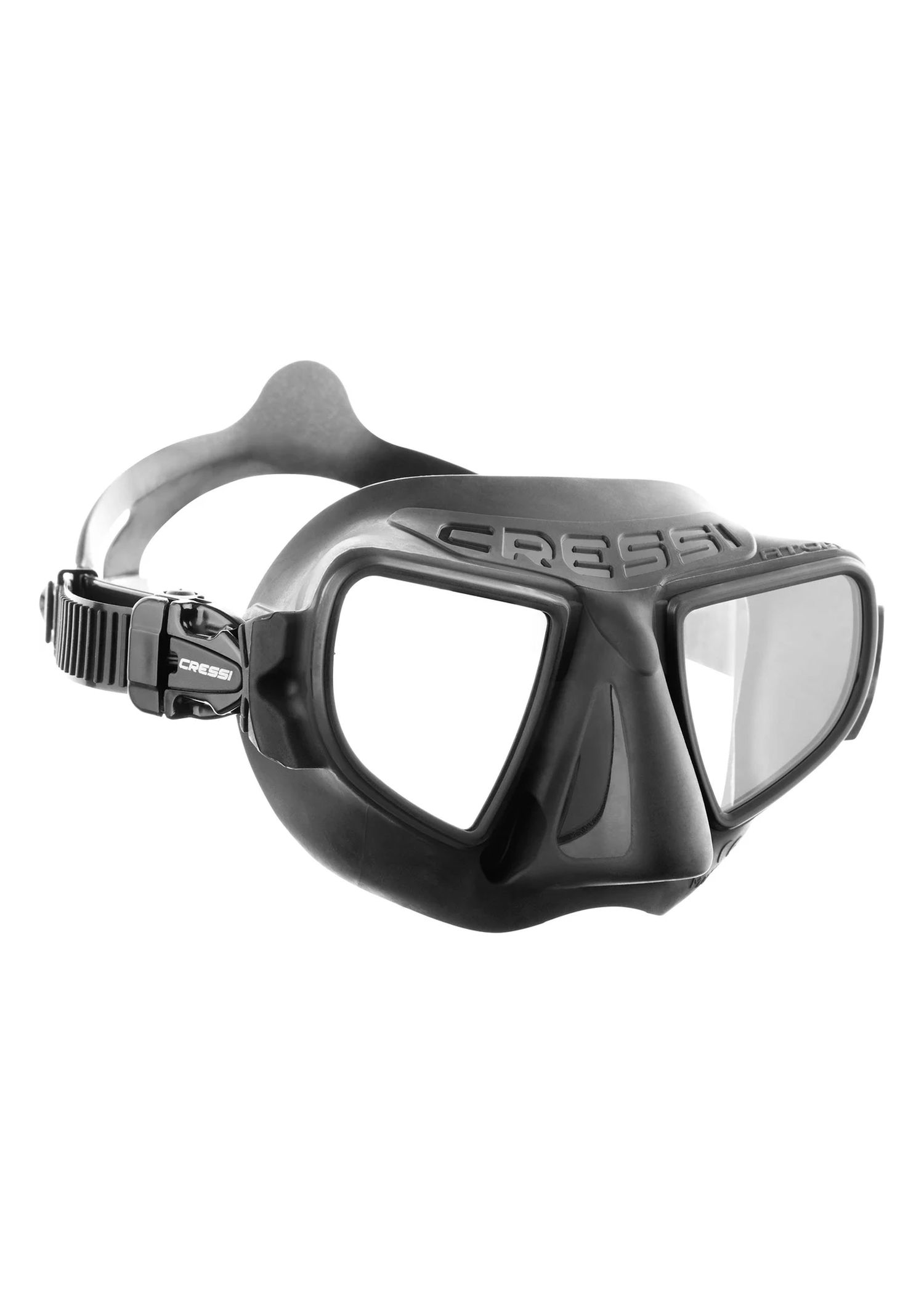 Cressi Atom Frameless Free/Spear Dive Mask Black
