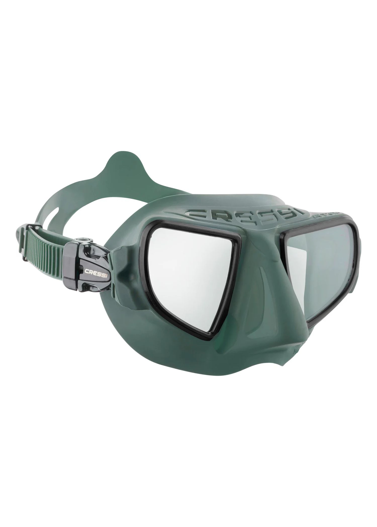 Cressi Atom Frameless Free/Spear Dive Mask Green