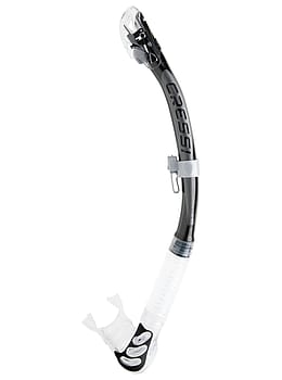 Cressi Alpha Ultra Dry Snorkel Black Silver