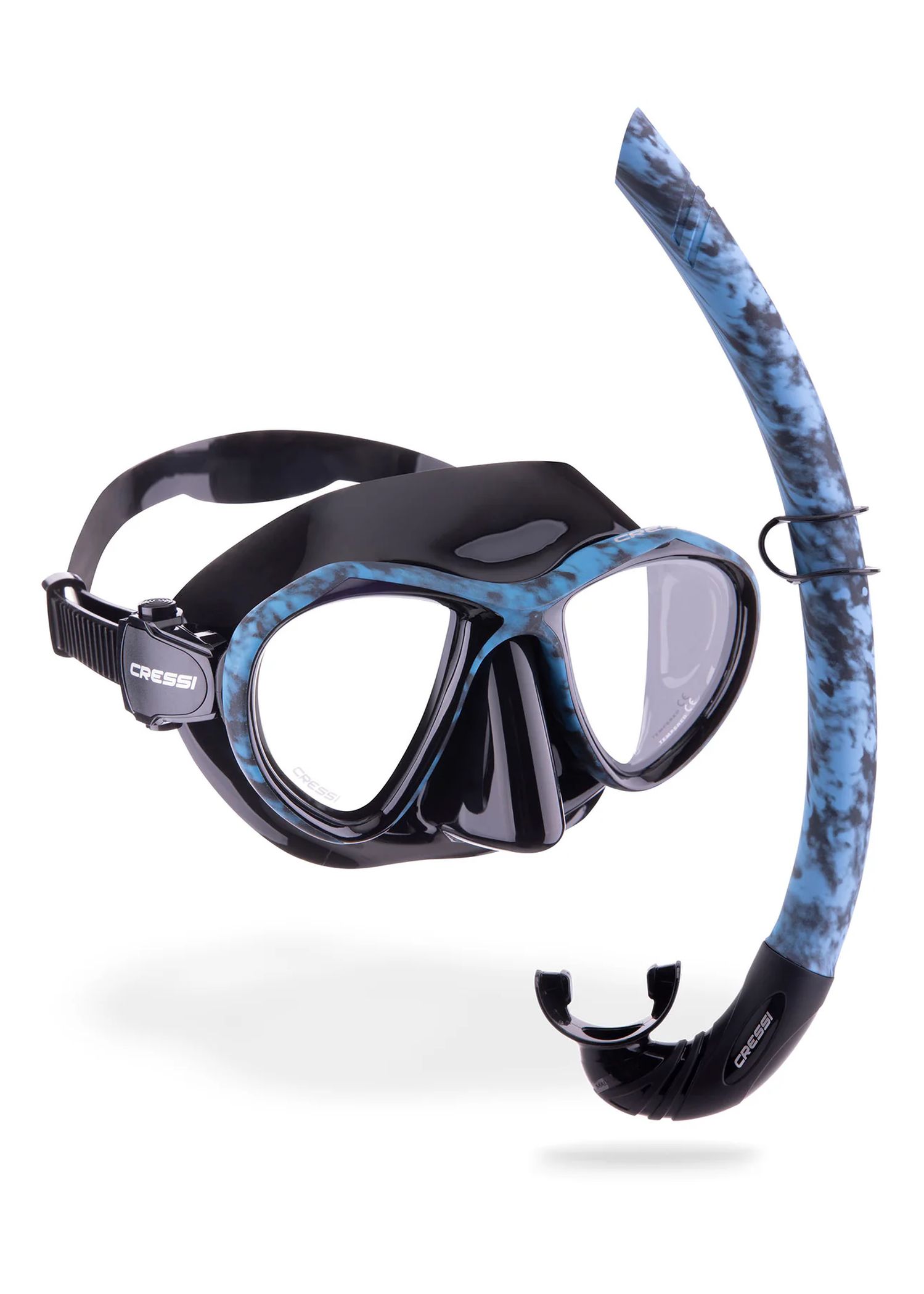 Cressi Metis Dive Mask + Corsica Snorkel Set Blu