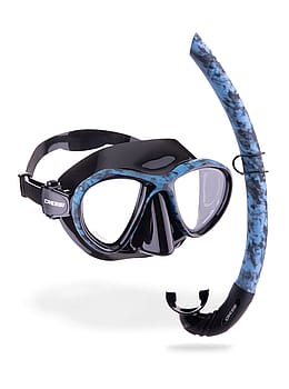 Cressi Metis Dive Mask + Corsica Snorkel Set Blu