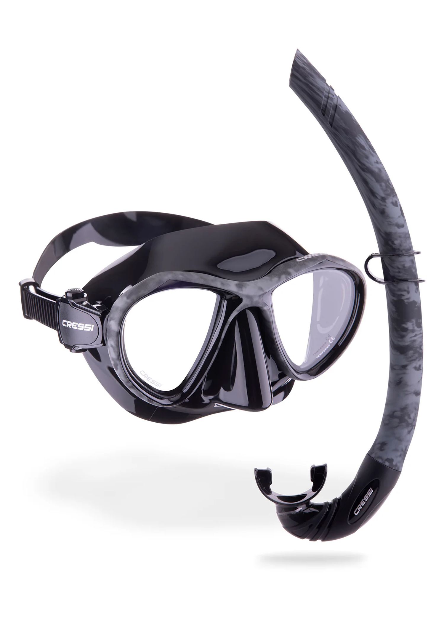 Cressi Metis Dive Mask + Corsica Snorkel Set Blk