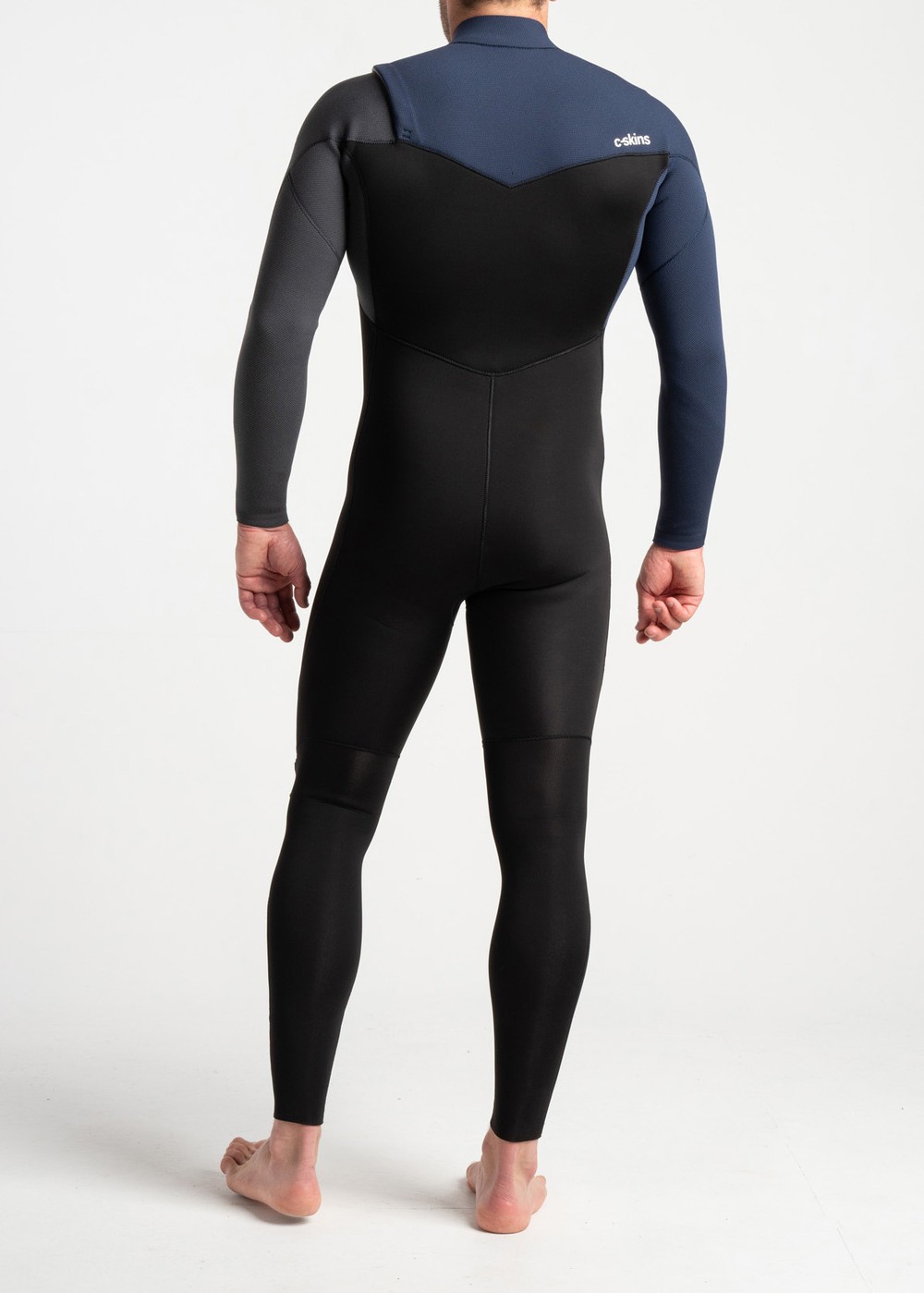 CSkins Session 3/2 Chest Zip Summer Wetsuit Black