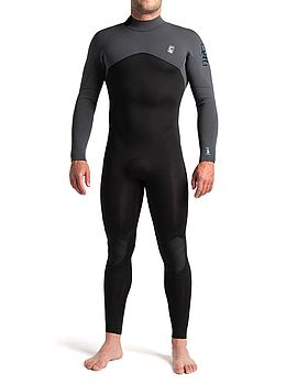 CSkins Session 3/2 Back Zip Summer Wetsuit Black