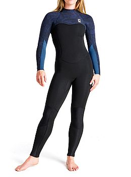 CSkins Solace 4/3 Back Zip Wetsuit Black/Bluestone