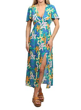 Billabong Jet Set Dress Agua Flores